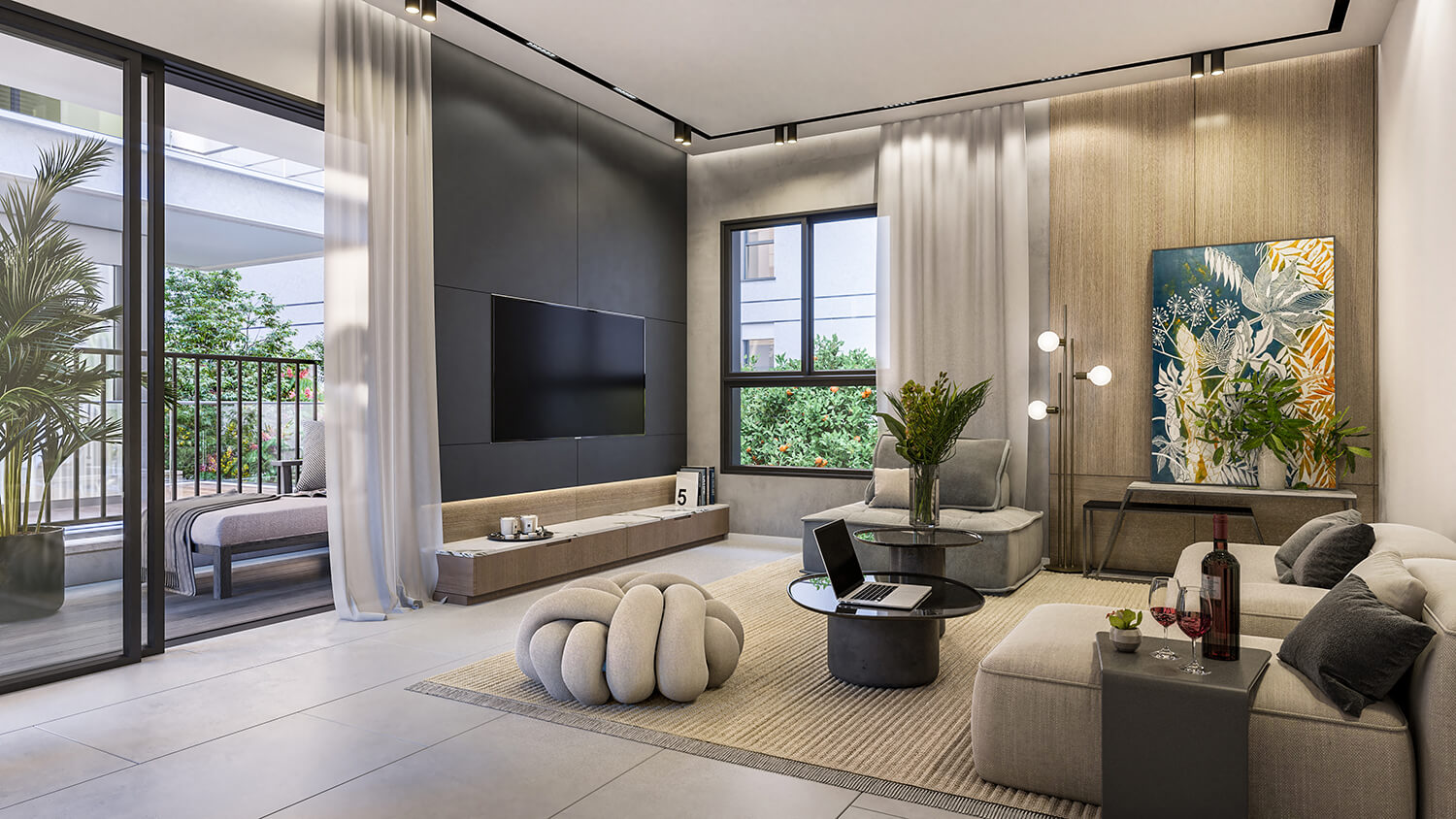 L דירת שני חדרים דגם