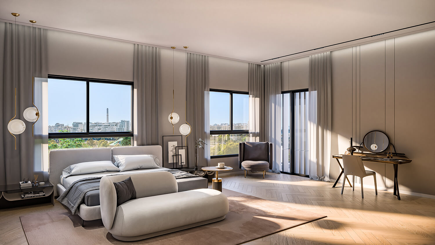 PH1 חדר שינה פנטהאוז דגם