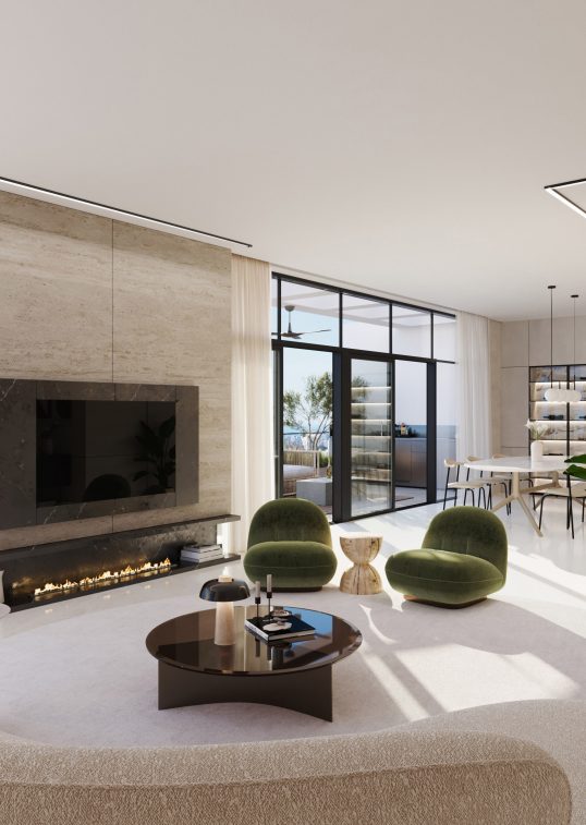 סלון פנטהאוז שישה חדרים דגם H copy